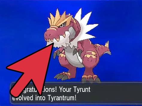 tyrunt evolution level pokemon x.